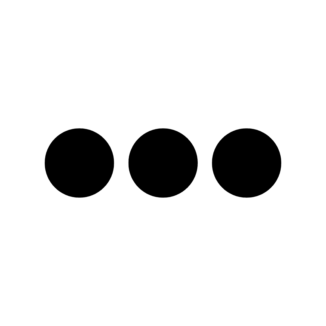 ikona - trzy kropki - minimalizm